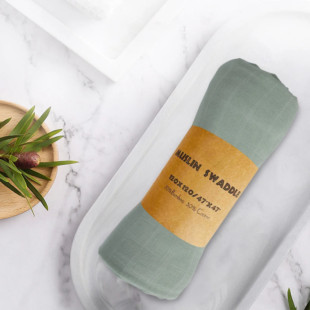 luxury newborn baby soft wrap receiving blankets baby set baby blanket bamboo muslin swaddle blankets wraps for new born