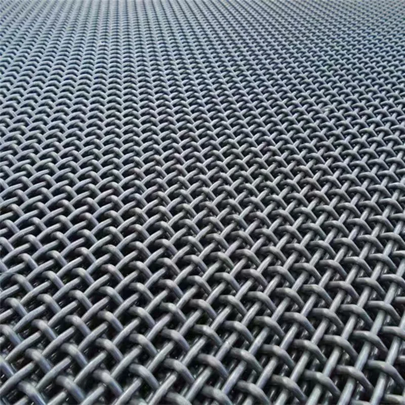 Plain embossed manganese steel wire mesh is high quality and durable