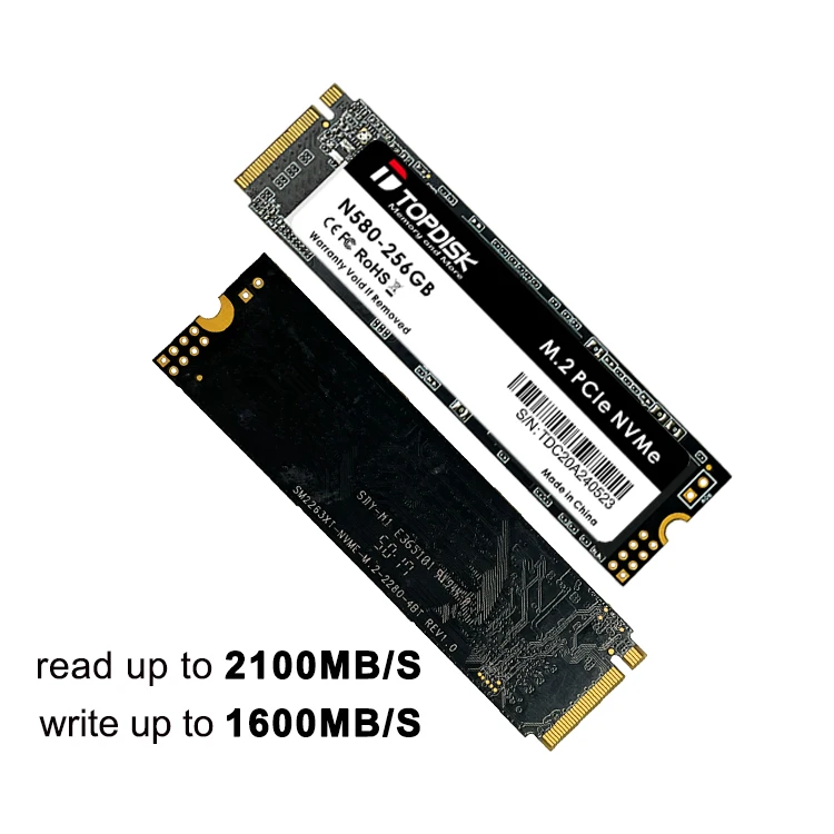 Topdisk N580 Nvme Internal SSD 120gb 240gb 512gb 1tb 2tb  Cheap SSD Laptop drive 1tb