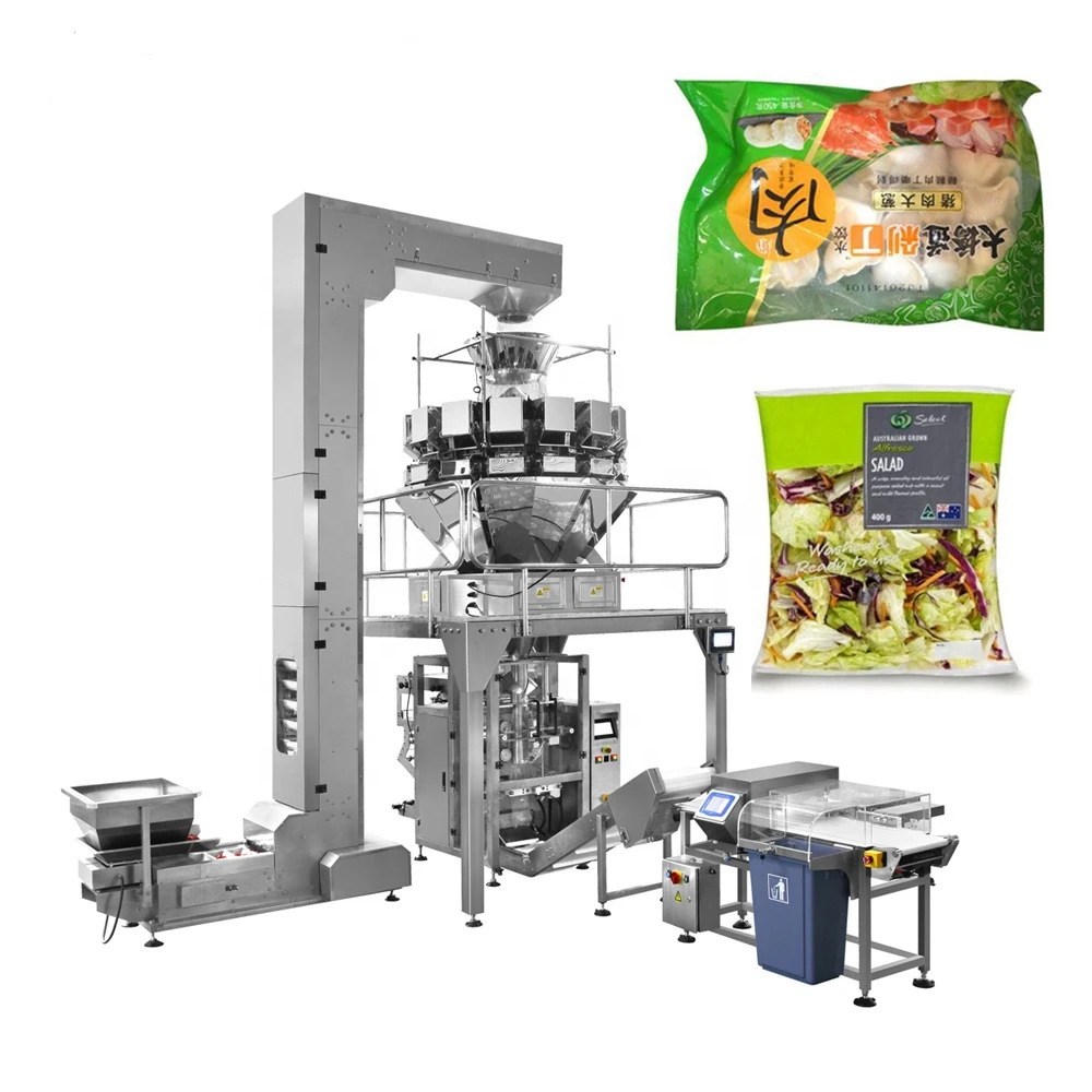Y-PACK Auto Powder Granule Frozen Meat Chips Chicken Wings Filling Automatic Packing Machine
