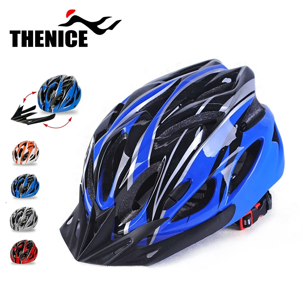 KUYOU Manufacturer Cheap Bike Cycling Helmet Skateboard Safety Hat Detachable Mountain Bicycle Riding Helmets