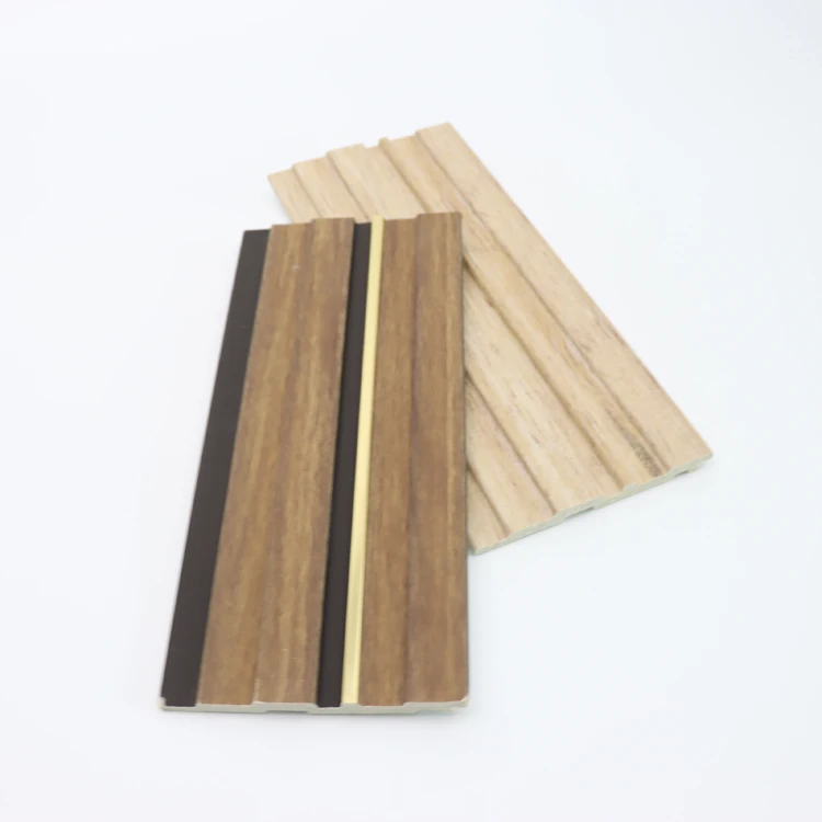 120*12mm Cornice Baseboard Moulding Waterproof Interior 3D Wood Color Decoration PS Wall Panels