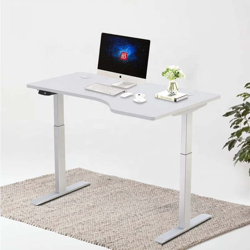 Manufacturer wholesale OEM Hi5 Ergonomic adjustable computer office standing desk electric adjustable desk adjustable table