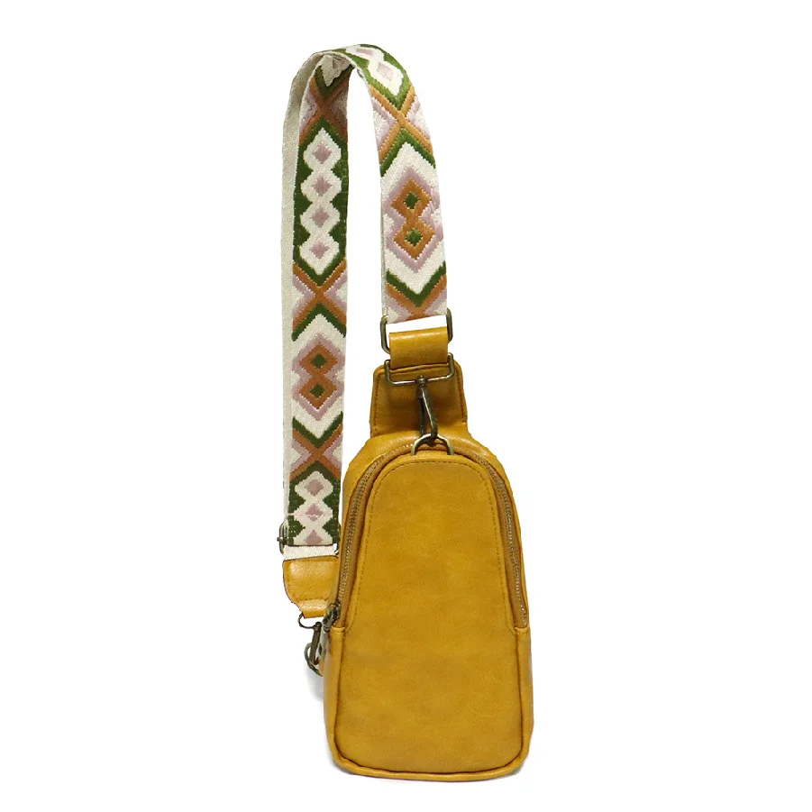 Cross Border Trend Printing Shoulder Girdle Leather Retro Metal Buckle Women S Bag