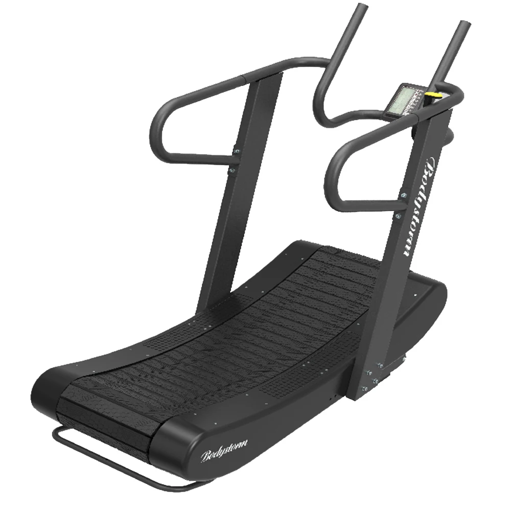 Commercial Treadmill Curved Commercial Gym Fitness Treadmill Self-generated No Power No Motor Curve Treadmill with Resistance