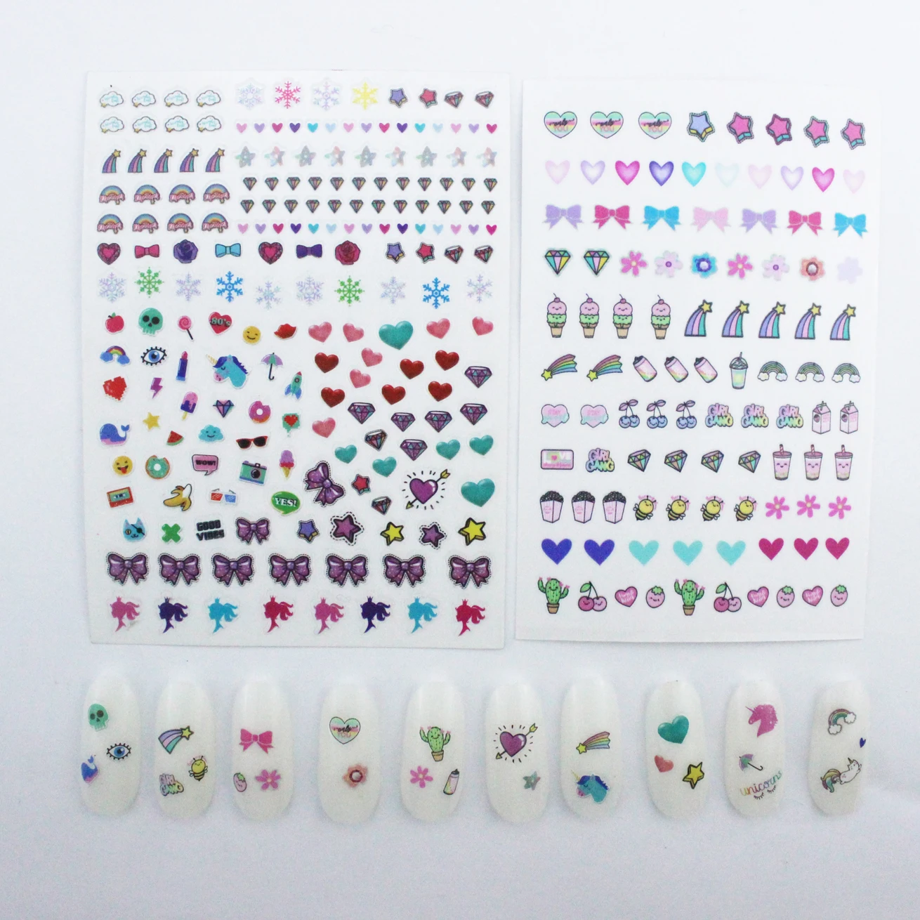 Wholesale Customized Nail Decoration Decals Good Quality Promotional Gifts Sticker Nails Art Nail Sticker