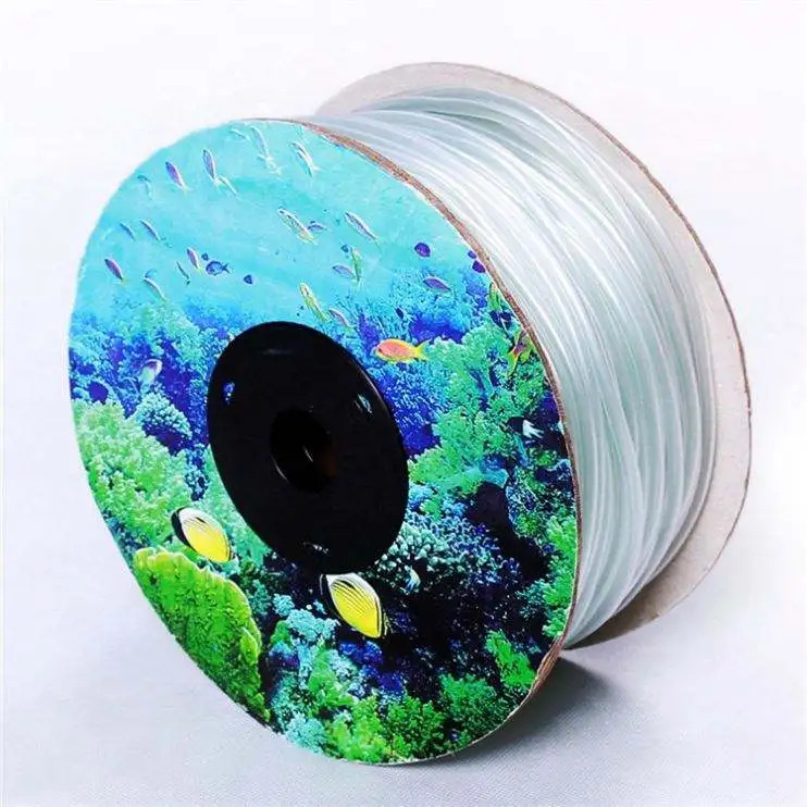 Aquarium Fish Tank Air Bubble Stone Pump Accessory Clear silicone Oxygen Soft Hose / tube 4*6mm