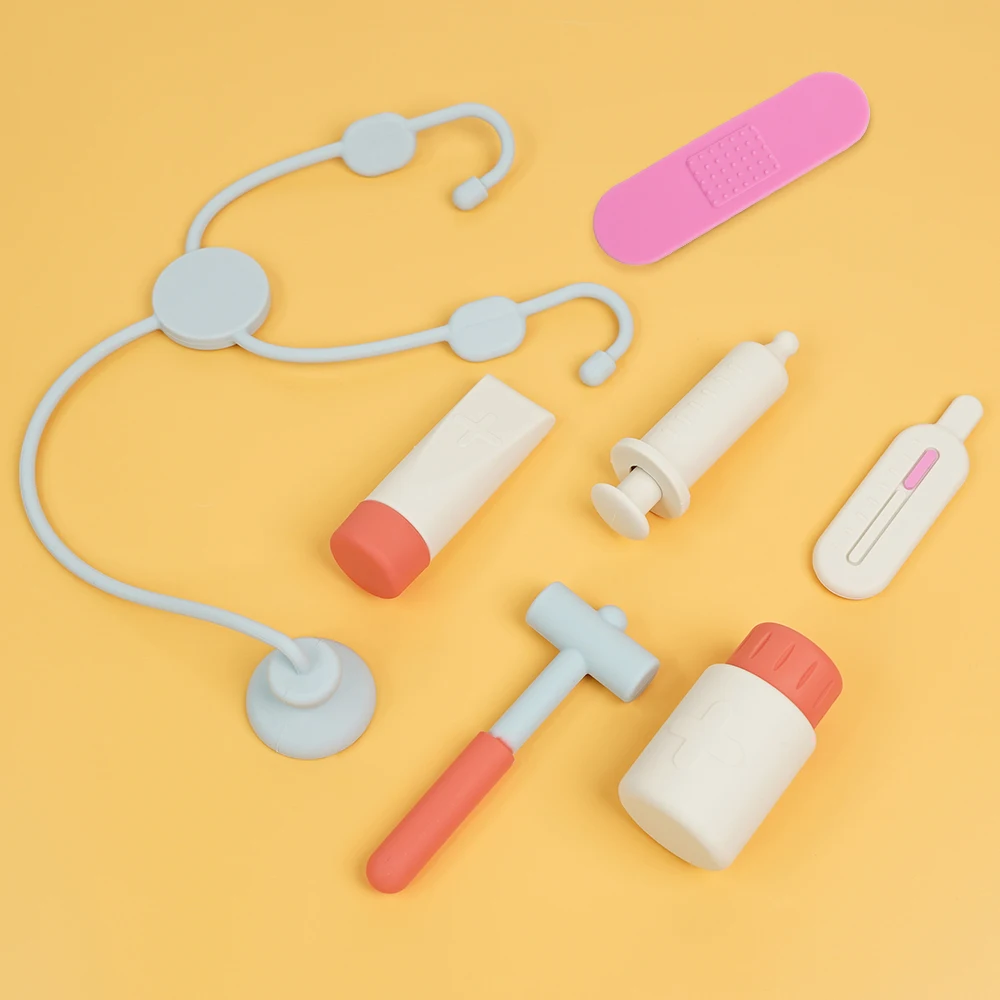 Wolife Original Design Medical Kit Simulation Doctor Pretend Play Role-Playing Children Play House Medical Kit Doctor Toy Set