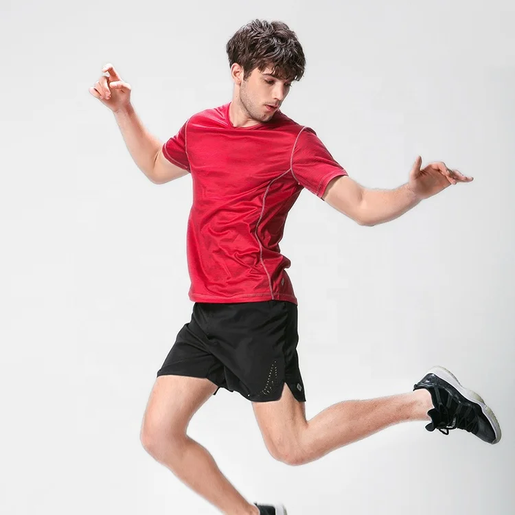 Guangzhou Professional Light Weight Short Sleeve Training Running Urban Sports T shirt