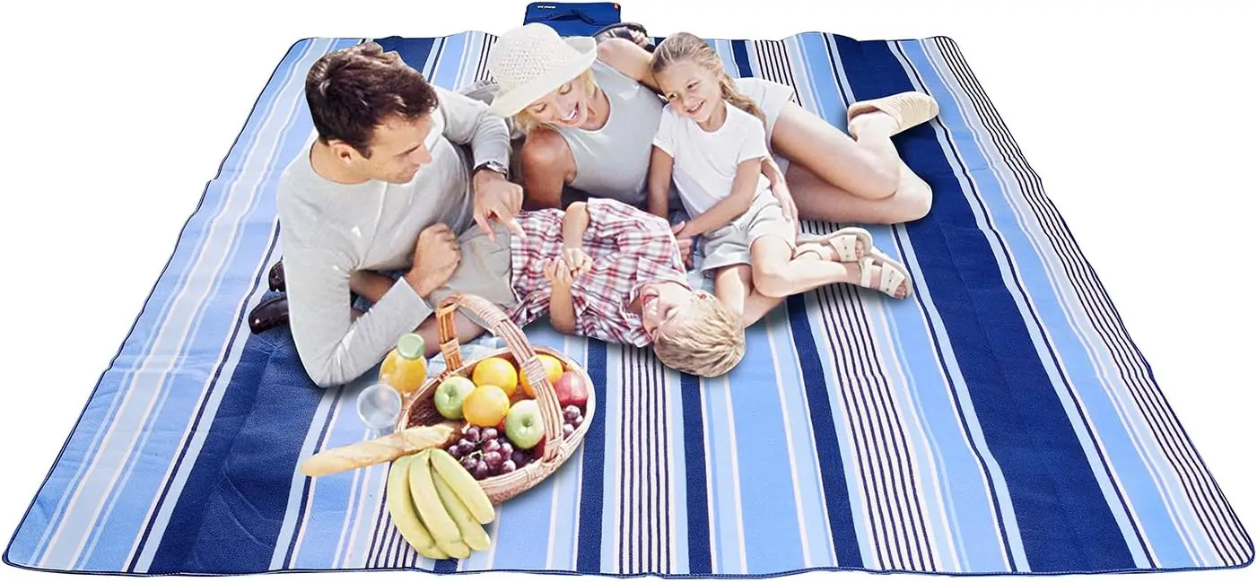 Extra Large Waterproof Picnic Mat Sand Proof Beach Travel Camping Blanket