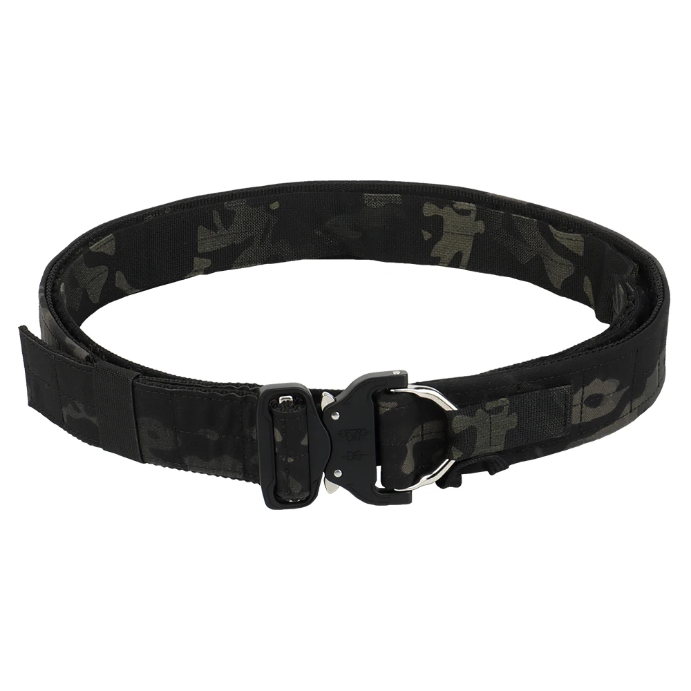 Canvas Quick Release Buckle Outdoor Sports Tactical Training Woven Multicam Black Men  Casual Webbing Tactical Belt