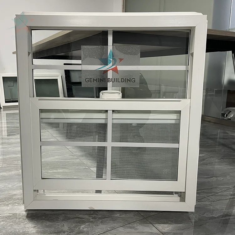 Customized Factory Price UPVC Window Single Hung Windows Cheap House Window For Sale