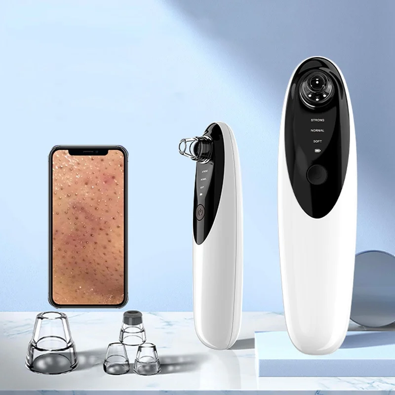 Visual HD Noir Acne Tools Comedone Facial Removedor Blackhead Remover Vacuum Pore Cleaner with Camera