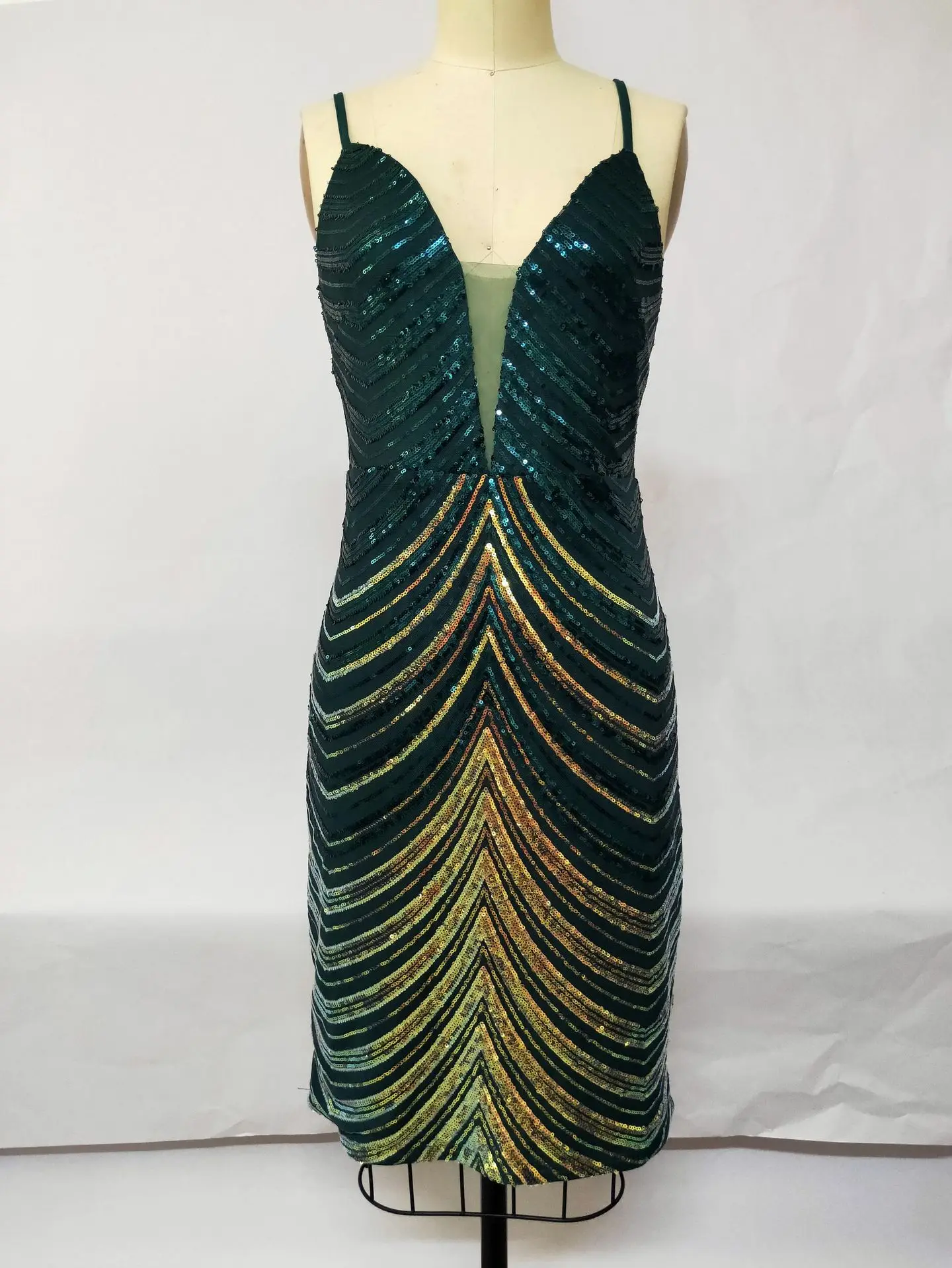 2023 новые элегантные вечерние платья с блестками