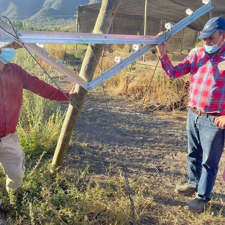 Robust Rust Proof Metal Grape Pole Pile/galvanized Steel Vineyard Pole