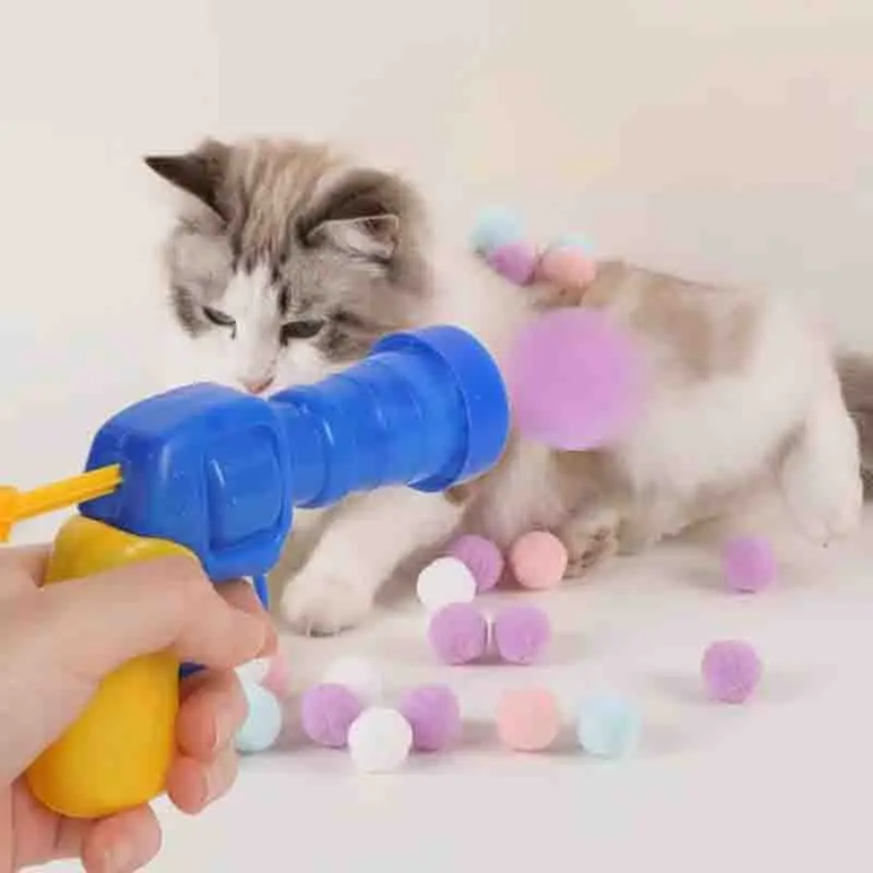 Pet Interactive Sports Toys Factory Wholesale Cat Ball Toy Launcher Active Indoor Cats Cat Exercise Toys