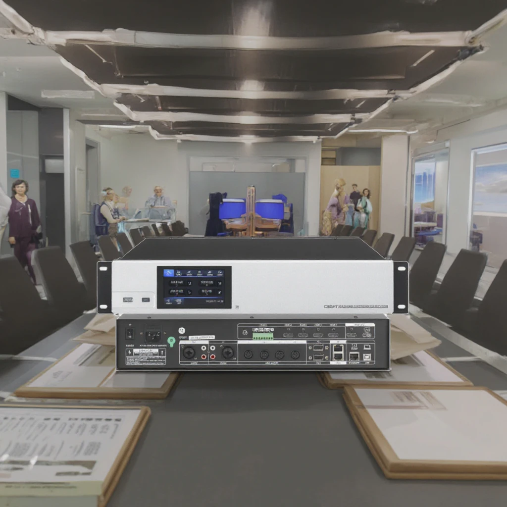 Professional Meeting Room Discussion Video Tracking Camera Audio Wired Digital Conference System