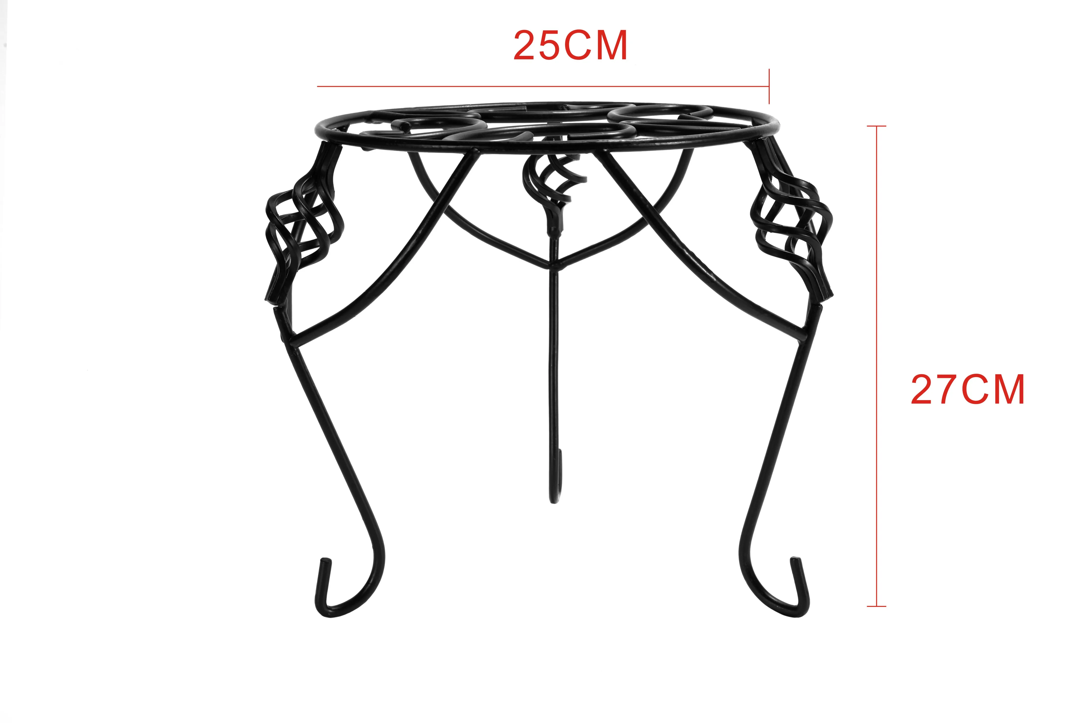 Factory wholesale household Iron floor type porch flower pot rack