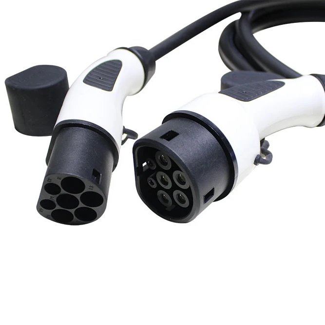 Лидер продаж, однофазный/трехфазный зарядный разъем для электромобилей 3 типа 2 на тип 2 16/32 А
