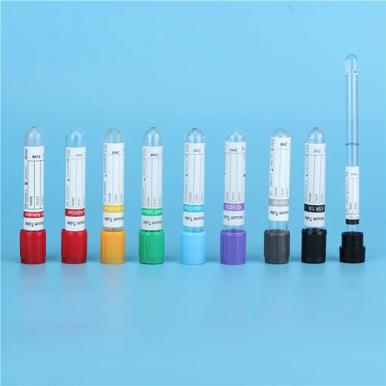 Disposable consumables medical clinical use 16x100 non heparin capillari vacuum blood collection test tube for sale