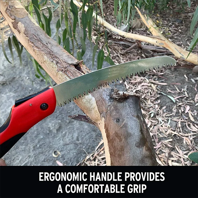 SUNSHINE High Quality Warehouse Outdoor Portable Camping Garden Branch Pruning Saw Tree Folding Blade Hand Steel Handsaw