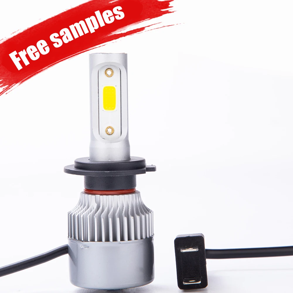  Бесплатные образцы Автомобильные светодиодные лампы S9 led h7 h4 h11 9005 9006 880