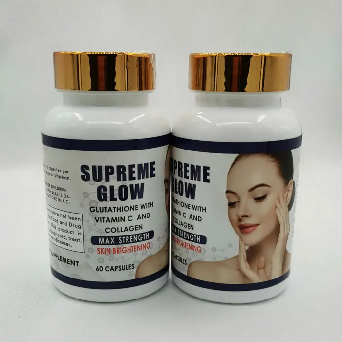 private label available collagen gluta plus vitamin C Glutathione Skin Whitening Pills capsule