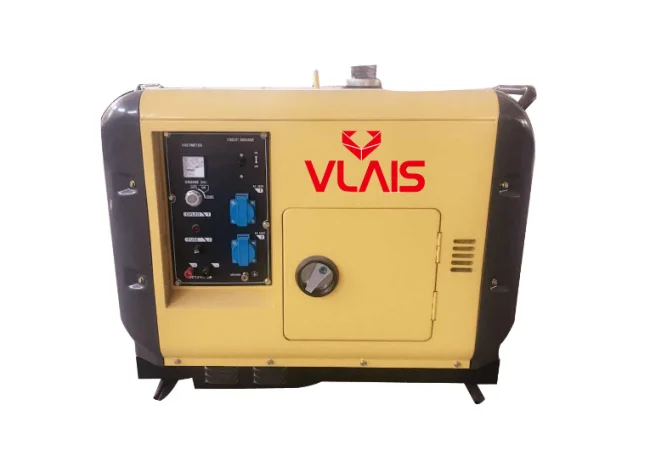 Guangzhou Factory Supply VLAIS Auto 6.5kva Diesel electric Generator Genset 5kw Silent Type KDE6700T In Stock