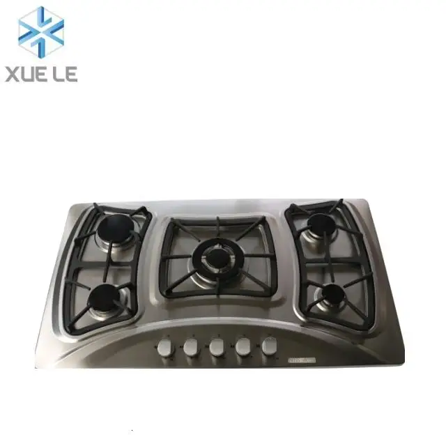 
Home Appliances Stainless Steel 5 Burner Gas Hobs Gas Stove Gas Cooker 