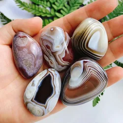 High Quality Natural Gravel Crystal Tumbled Stones Bulk  botswana agate Tumble chips With Factory Direct Sale Price