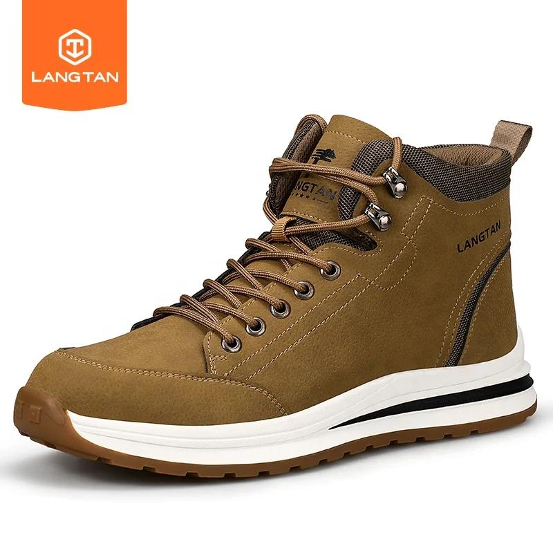 LANGTAN Waterproof safety boots outdoor sports European -standard steel toe safety boots  safety shoes cat