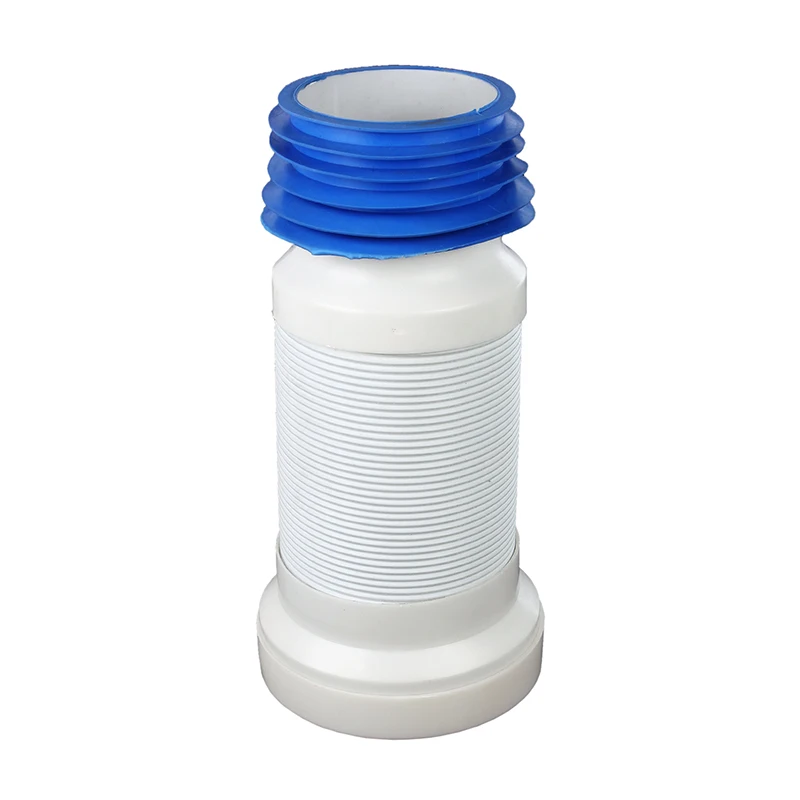 Toilet retractable sewage pipe toilet steel wire spring downpipe arbitrary bending deodorant black sewage pipe