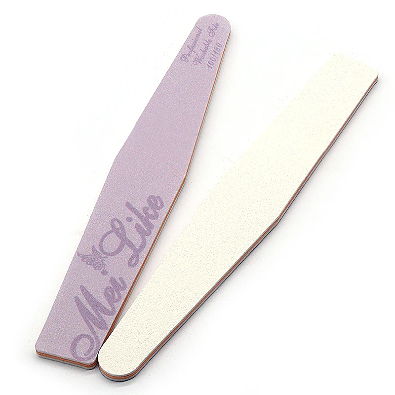 Nail supplies korean private label wholesale professional 80/80 150/180 grit nail file and buffer