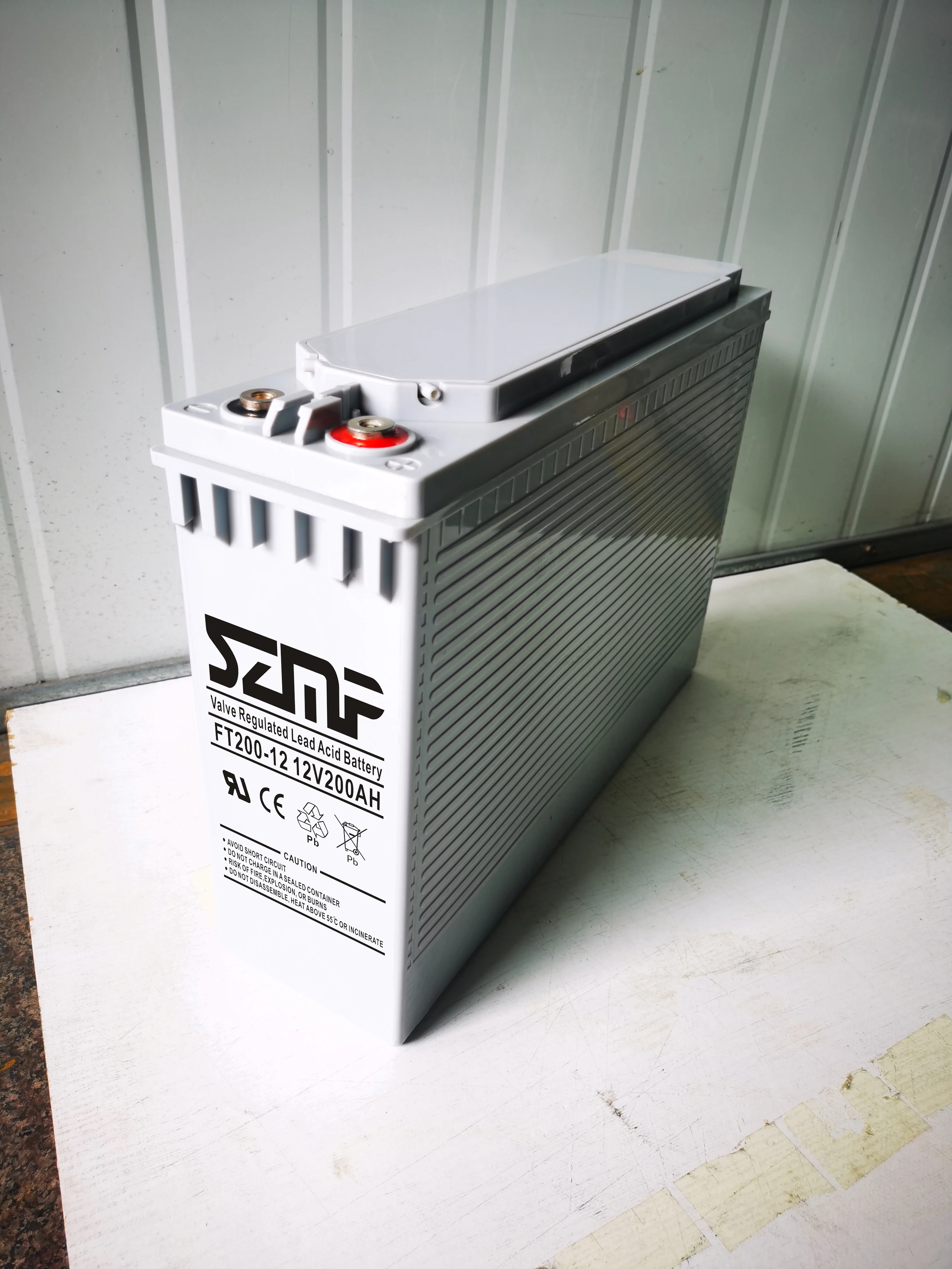 High Quality VRLA Solar Power Storage Battery Front Terminal Lead Acid 12V 200ah for System