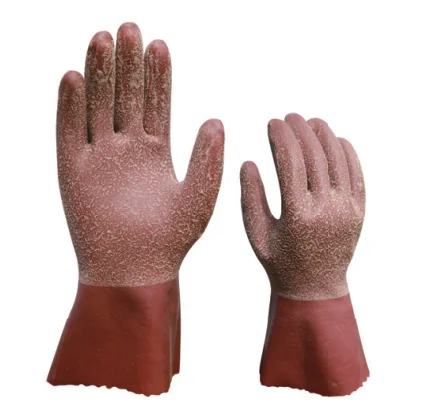 Factory sell Latex Granular Interlock Household Gloves