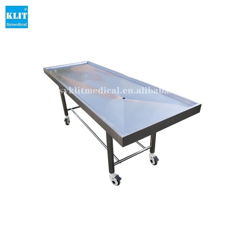 KLTJY680 Stainless Steel Embalming Table