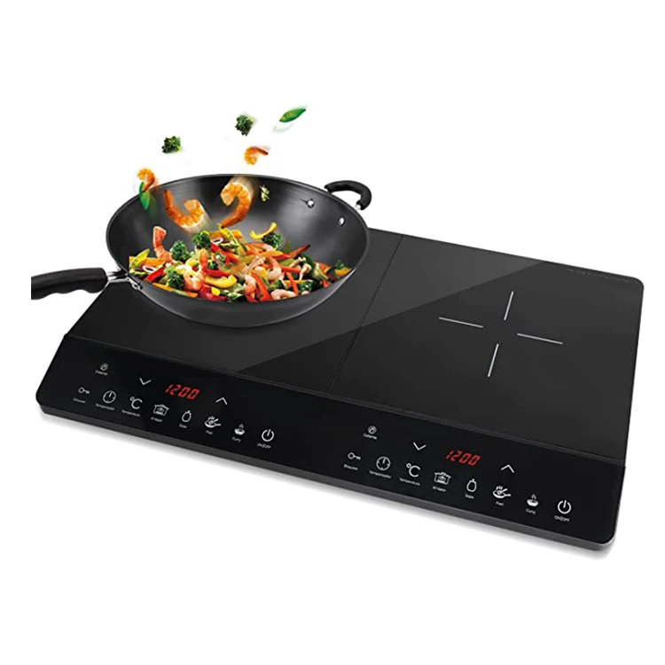 Wholesale Factory offer Two Burner Double Induction Cooker 110v GS/ROHS/EMC Electric Heater Hob Ceramic