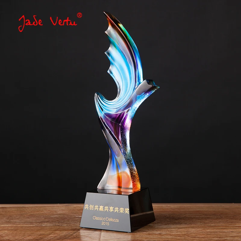 Jadevertu liuli трофей с крыльями орла для игры в гольф шар мяч футбол бейсбольный турнир сувенир