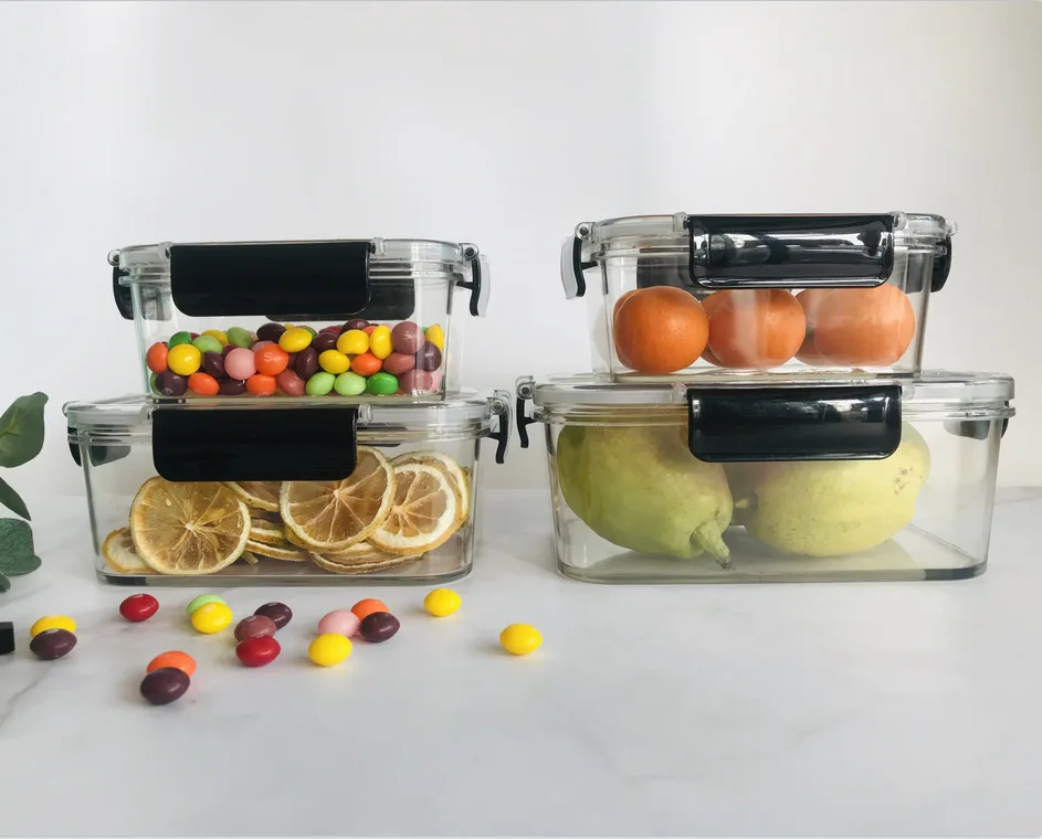 QL193 бытовые пластиковые контейнеры для еды курицы с крышкой герметичный контейнер ланча хранения продуктов