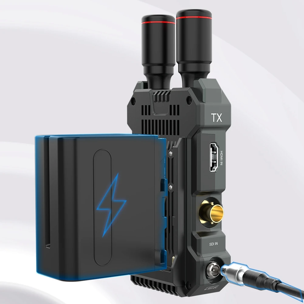 Hollyland Mars 4K Wireless Video Transmission System SDI 450ft 0.06s Low Latency for Photography