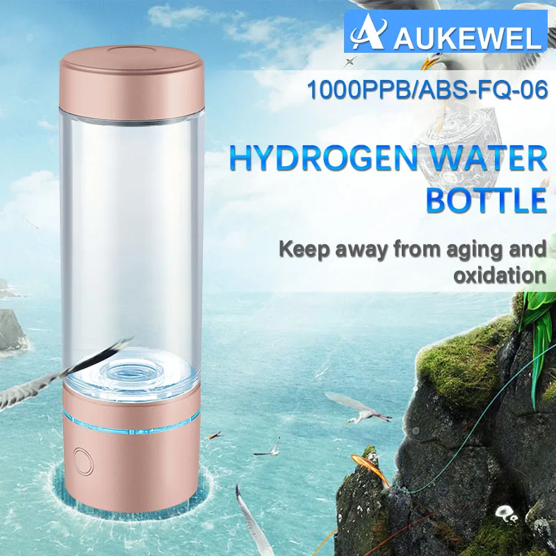 Factory Wholesale No Ozone SPE PEM Technology Portable Hydrogen Rich Water Bottle Generator For Allergies Helped