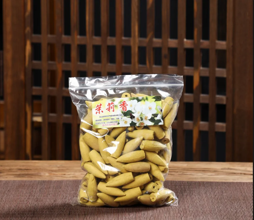 Large Size Wholesale Natural Back Flow Waterfall Scented Unscented Backflow Incense Cones Charcoal Incense Cone