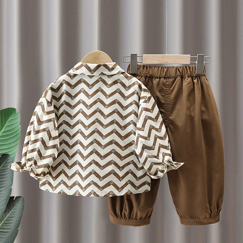 New Fashion Spring Kids Suits Autumn 3pcs Cotton Casual Boutique Teenagers Boys Clothes Sets