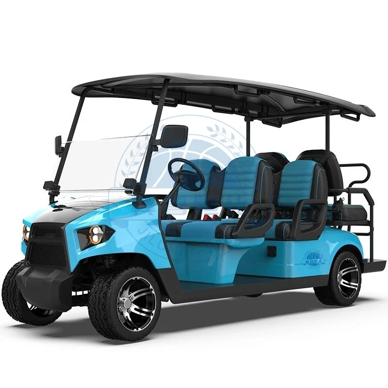 New Style Electric Golf Cart with Low Chassis 48V Battery 5KW Motor Aluminium Frame EEC/DOT Certified Buggy Car