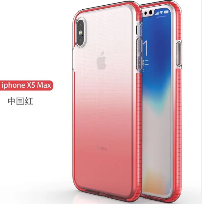 Оптовая продажа, популярный прозрачный чехол для телефона с градиентом, мягкий ударопрочный чехол из ТПУ для Samsung S20