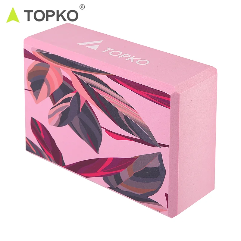 TOPKO High Quality Durable EVA Yoga Block For Fitness Gym Exercise Fitness Equipment Yoga Block