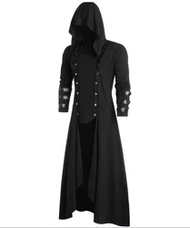 Adult Men Medieval Victorian Costume Tuxedo gentleman Tailcoat Gothic Steampunk Trench Coat Frock Outfit Overcoat Uniform For Me