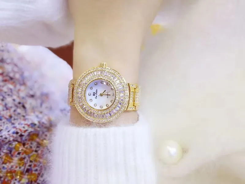 2019 BS Ladies Watch High-end Llinked Custom Watch Diamond Female High Quality Luxury Watch FA1186