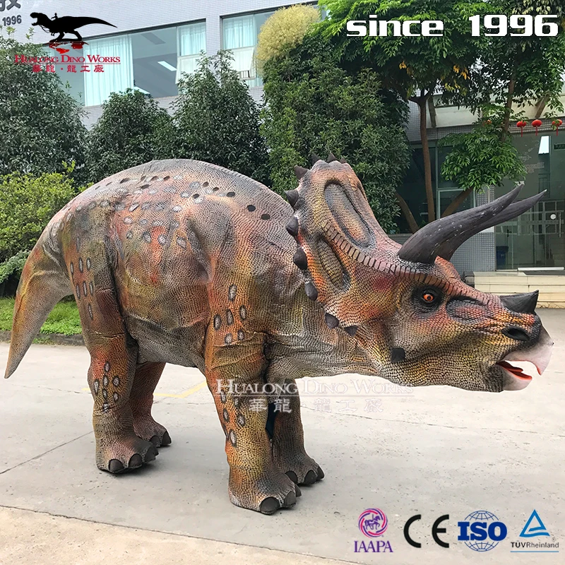 Animatronic dinosaur costume triceratops dinosaur costume for adult