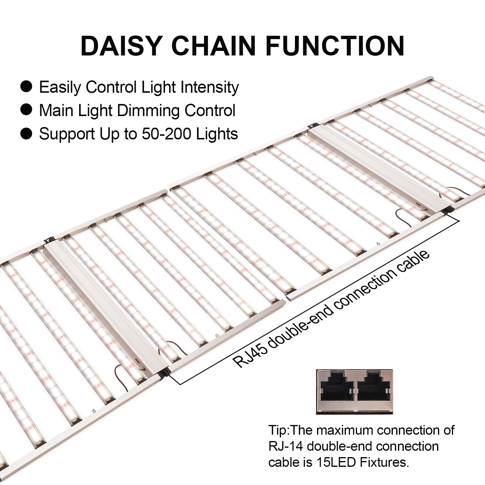 Best Hydroponic Full Spectrum LM301 650W 720W 800W 8 Bar Commercial LED Grow Light With 0-10V Dimming